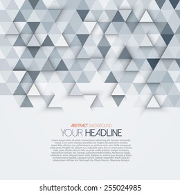Abstract Geometric Background. Pattern design for banner, poster, flyer, card, postcard, cover, brochure. Vector