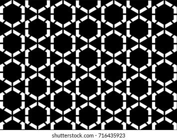 Abstract geometric background pattern - hexagon element, wallpaper