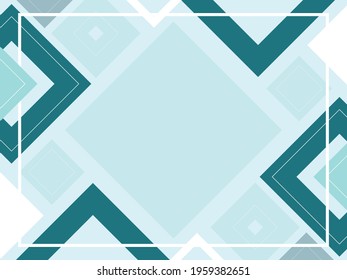 Abstract geometric background pattern, mosaic template, banner design, triangle and square shapes with copy space, place for text, modern blue concept