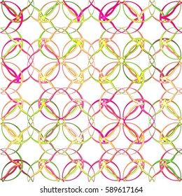 Abstract geometric background pattern, seamless retro/vintage style, grungy.