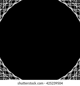 Abstract geometric background, pattern with space in center. Can be used as a frame.