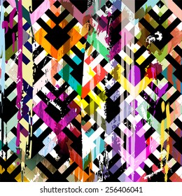 abstract geometric background pattern, with strokes and splashes