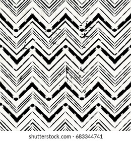 abstract geometric background pattern, with strokes and splashes, zigzag, black and white