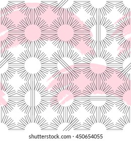 Abstract geometric background pattern in vector .