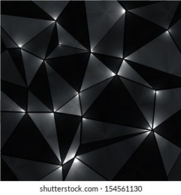 abstract geometric background with perspective shiny lights. ideal for cover design, techno concept works. cover designs
