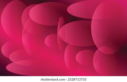Fondo geométrico Abstractas con degradado rosa y negro, con burbujas rosas. Perfecto para diseño digital, plantillas web y Fondo de pantalla de escritorio con temas de tecnología avanzada