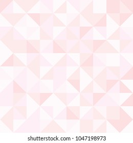 Abstract geometric background with pink polygons. Abstract polygonal mosaic background. Pink low-poly background. Vector 