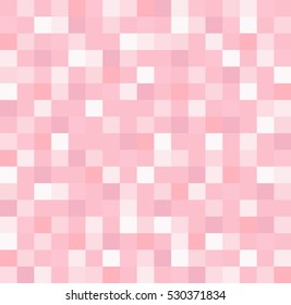 Abstract Geometric Background With Pink Squares