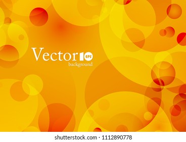 Abstract geometric background with place for text in orange and yellow