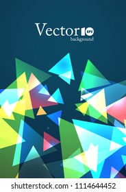 Abstract geometric background with place for text