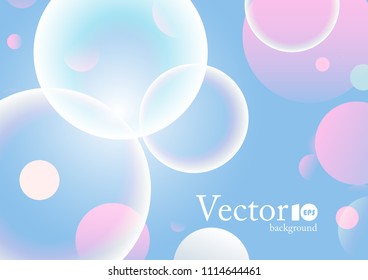 Abstract geometric background with place for text in blue and pink color