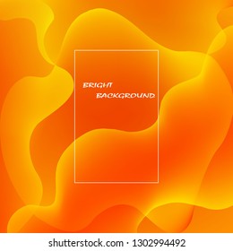 Abstract geometric background with place for text in red and yellow