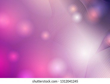 Abstract geometric background with place for text in blue and pink color