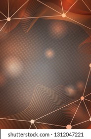 Abstract geometric background with place for text