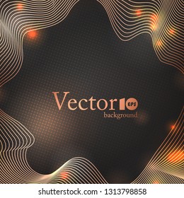 Abstract geometric background with place for text