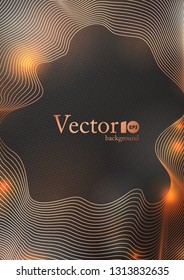 Abstract geometric background with place for text