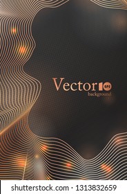 Abstract geometric background with place for text