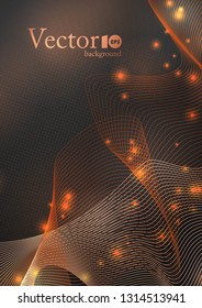 Abstract geometric background with place for text