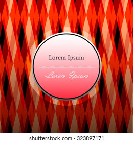 Abstract geometric background with place for text