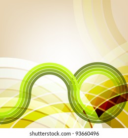 Abstract geometric background with place for text. Part of set. Vector art.