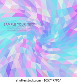 Abstract geometric background with place for your text.