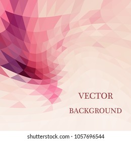 Abstract geometric background with place for your text.