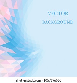 Abstract geometric background with place for your text.