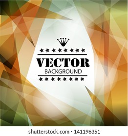 Abstract Geometric Background with place for your text.Colorful abstract geometric background with triangular polygons.