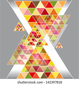 Abstract geometric background with place for your text