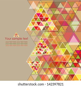 Abstract geometric background with place for your text