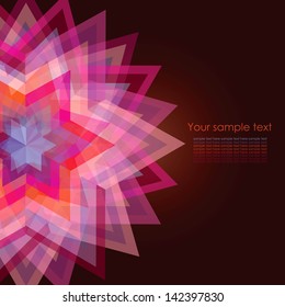 Abstract geometric background with place for your text