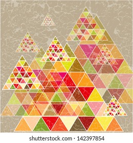 Abstract geometric background with place for your text