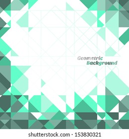 Abstract geometric background with place for your text.