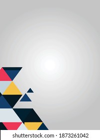 Abstract geometric background with place for your text.