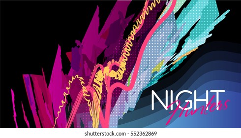 Abstract geometric background with place for your text