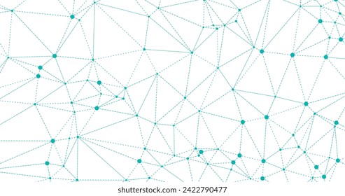 abstract geometric background. plexus mesh backdrop molecular. connected dots. vector illustration