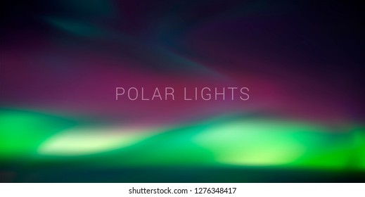 Abstract geometric background with polar lights, aurora borealis sky. Design template for dj cover, music poster.