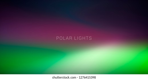 Abstract geometric background with polar lights, aurora borealis sky. Design template for dj cover, music poster.