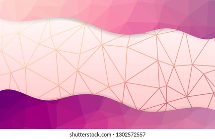 Abstract geometric background with polygons. Info graphics composition with geometric shapes.Retro label design. Vector illustration for business presentation - Vector
