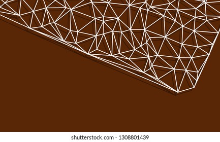 Abstract geometric background with polygons. Info graphics composition with geometric shapes.Retro label design. Vector illustration for business presentation - Vector