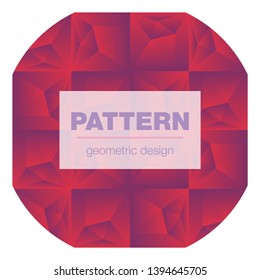 Abstract geometric background with polygons. Info graphics composition with geometric shapes.Retro label design. Vector illustration for business presentation