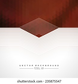 Abstract geometric background with polygons. Info graphics composition with geometric shapes.Retro label design. Vector illustration. 