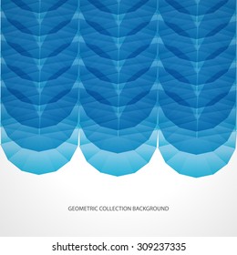 Abstract geometric background with polygons. Info graphics composition with geometric shapes.Retro label design. Vector illustration for business presentation