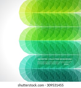 Abstract geometric background with polygons. Info graphics composition with geometric shapes.Retro label design. Vector illustration for business presentation