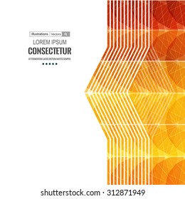 Abstract geometric background with polygons. Info graphics composition with geometric shapes.Retro label design. Vector illustration for business presentation