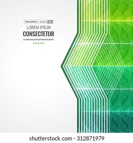 Abstract geometric background with polygons. Info graphics composition with geometric shapes.Retro label design. Vector illustration for business presentation