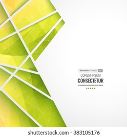 Fondo geométrico abstracto con polígonos. Composición de gráficos de información con formas geométricas.Diseño de etiquetas retro. Ilustración de vectores para presentación empresarial