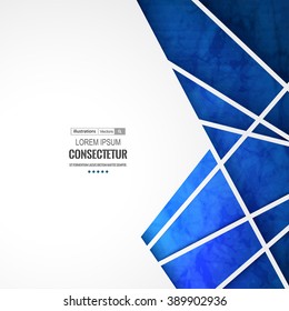  Fondo geométrico abstracto con polígonos. Composición de gráficos de información con formas geométricas.Diseño de etiquetas retro. Ilustración de vectores para presentación empresarial