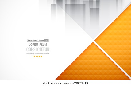 Abstract geometric background with polygons. Info graphics composition with geometric shapes.Retro label design. Vector illustration for business presentation