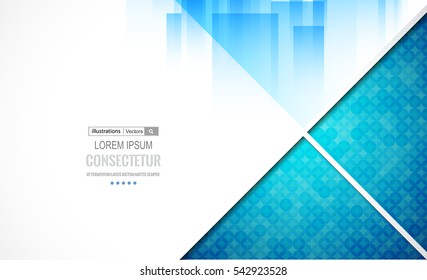 Abstract geometric background with polygons. Info graphics composition with geometric shapes.Retro label design. Vector illustration for business presentation